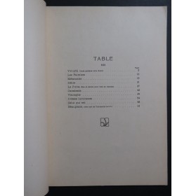 NAZARE-AGA Y.-K. Les Nuits Persanes Dédicace Chant Piano 1906