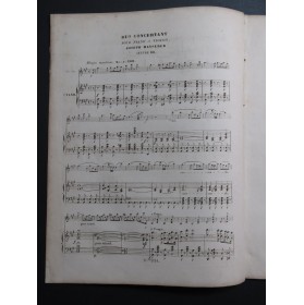 MAYSEDER Joseph Duo Concertant op 60 Piano Violon ca1845