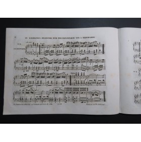 Das Lager bei Teltow Lieblings Militaire Märsche 2. Heft Piano ca1830