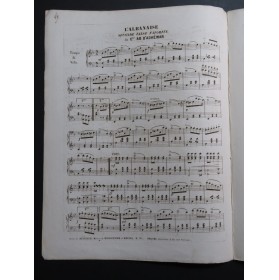 D'ADHÉMAR Ab. L'Albanaise Piano 1844