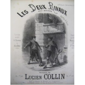 COLLIN Lucien Les Deux Rivaux Chant Piano XIXe