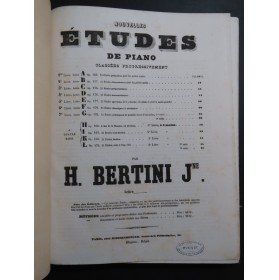 BERTINI Henri Etudes BODIN E. Recueil de Gammes Piano XIXe