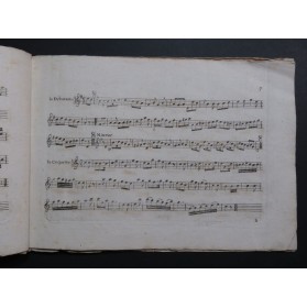 Recueil Nouveau No 3 d'Airs Valses et Contre-danses Flûte ca1820