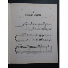 HIME E. L. Morceaux de Genre No 4 Nuit d'été Piano ca1873