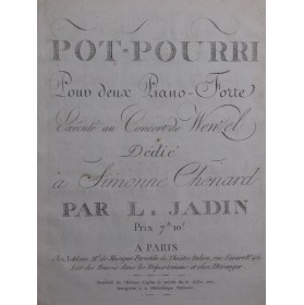 JADIN Louis Pot-Pourri pour...