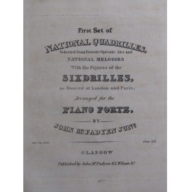 McFADYEN John First Set of...