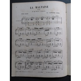 LEDUC Alphonse La Maltaise Piano ca1868