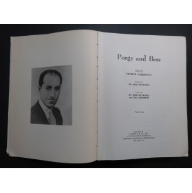 GERSHWIN George Porgy and Bess Opera Chant Piano 1935