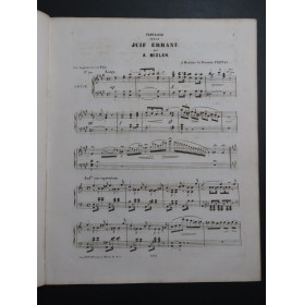 MIOLAN Alexandre Fantaisie sur Le Juif Errant F. Halévy op 25 Harmonium ca1850