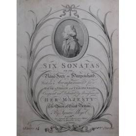 PLEYEL Ignace Six Sonates...