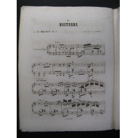 MAGNUS D. Nocturne No 1 Piano 1861