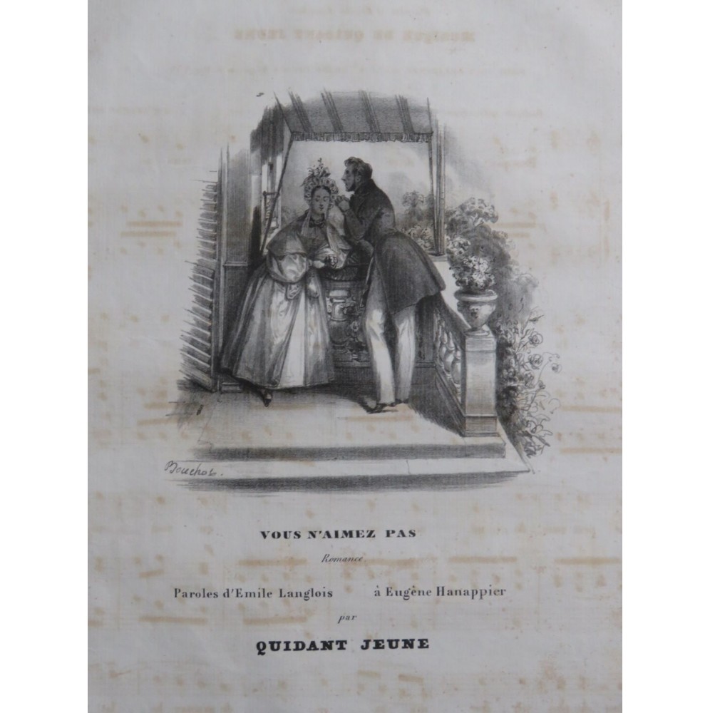 QUIDANT Alfred Vous n'aimez pas Chant Piano ca1830