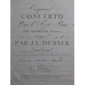 DUSSEK J. L. Concerto No 5...