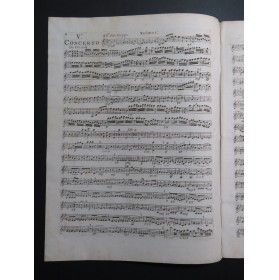 DUSSEK J. L. Concerto No 5 op 22 1er Violon ca1793