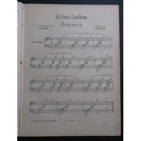 ROBAUDY Vincent A l'Étoile Confidente Chant Piano ca1883