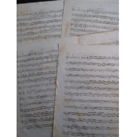 BEETHOVEN Trois Quatuors op 18 Livraison 2 Violon Alto Violoncelle ca1804