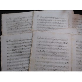 BEETHOVEN Trois Quatuors op 18 Livraison 2 Violon Alto Violoncelle ca1804