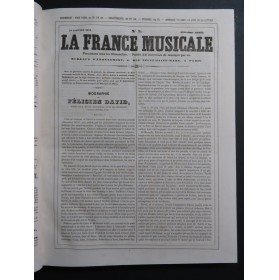 La France Musicale Huitième Année 1845