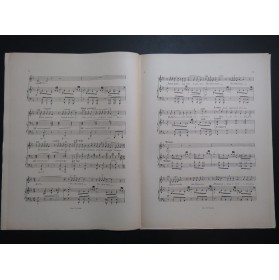 FÉVRIER Henry L'Intruse Chant Piano 1905