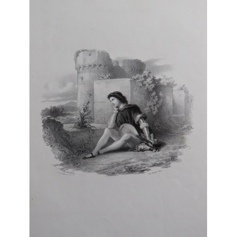 BOIELDIEU Adrien Fleur de la Tour Chant Piano ca1845