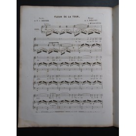 BOIELDIEU Adrien Fleur de la Tour Chant Piano ca1845