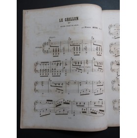HITZ Franz Le Grillon op 67 Piano XIXe siècle