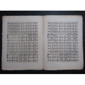WEBER Der Freyschütz Choeur des Chasseurs Chant Piano ou Guitare ca1825