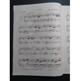 ALARD Delphin Dix Etudes Brillantes op 16 Violon ca1845