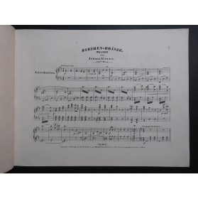 Strauss Johann Myrthen-Kränze op 154 Piano 1855