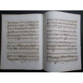 BEETHOVEN L'Orpheline Mélodie Ecossaise Chant Piano ca1840