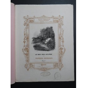 SCHUBERT Franz Le Roi des Aulnes Chant Piano ca1840