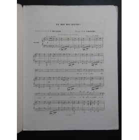 SCHUBERT Franz Le Roi des Aulnes Chant Piano ca1840