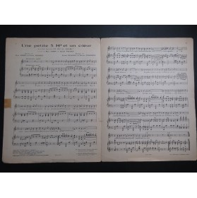PEARLY Fred CHAGNON Pierre Une petite 5 HP et un cœur Chant Piano 1926