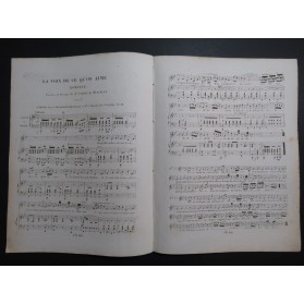 DE BEAUPLAN Amédée La voix de ce qu'on aime Chant Piano ca1830