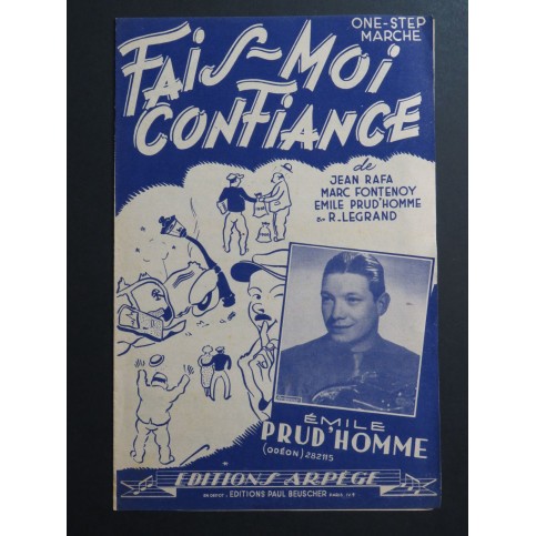 Fais-moi Confiance Prud'homme Legrand Chant Accordéon 1950