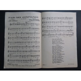 Fais-moi Confiance Prud'homme Legrand Chant Accordéon 1950