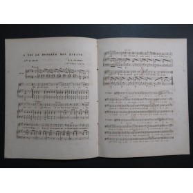 STURNY A. E. A toi le Bonheur mon enfant Chant Piano ca1840