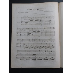 DARCIER Louis A quoi sert la terre ? Chant Piano ca1880