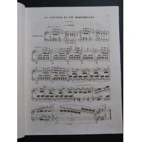 PARIS C. J. Le Seigneur et les Hirondelles op 13 Chant Piano ca1840