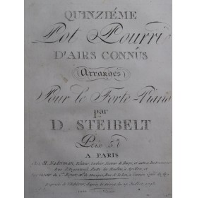 STEIBELT Daniel Pot Pourri...