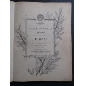 ALARD Delphin École du Violon Méthode Violon ca1895