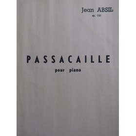 ABSIL Jean Passacaille op...