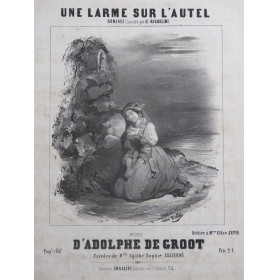DE GROOT Adolphe Une Larme...