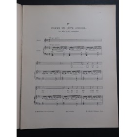 STOJOWSKI Sigismond Comme un Luth Sonore Chant Piano 1910