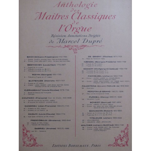 GABRIELI Andrea Canzona Orgue 1942