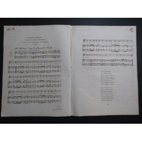 KRETSCHMER H. A. Chanson Créole Chant Piano ou Harpe ca1820