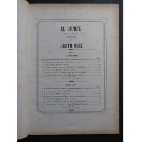 ARRIETA Emilio El Grumete Zarzuela Piano ca1855