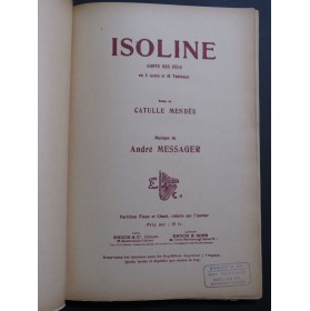MESSAGER André Isoline Chant Piano