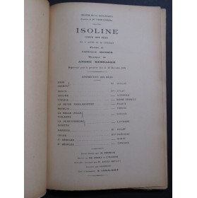 MESSAGER André Isoline Chant Piano