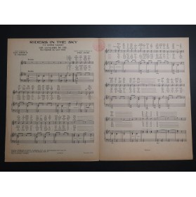 JONES Stan Riders in the Sky Chant Piano 1949